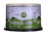 MAXELL Disc DVD+R 4.7GB  50 pcs. in a cake package (pindel). Writing speed 16X  120 min.  Plates for inkjet printing. Purpose Multimedia. - imagine 3
