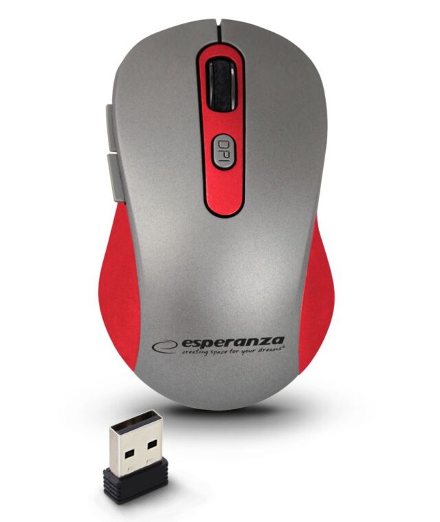 Esperanza EM131R Mouse RF Wireless Optical 1600 DPI - imagine 2