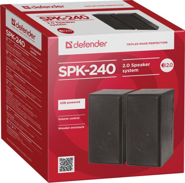 Defender SPK-240 loudspeaker Black Wired 6 W - imagine 7