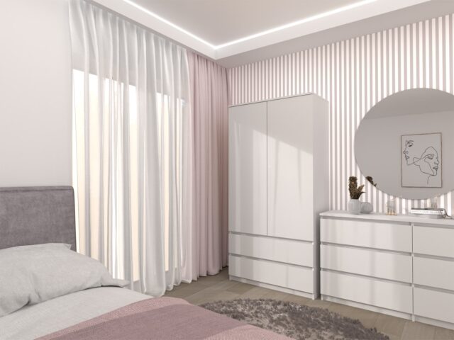 Topeshop SZAFA MALWA B bedroom wardrobe/closet 5 shelves 2 door(s) White - imagine 8