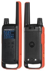 Motorola T82 Twin Pack two-way radio 16 channels Black Orange - imagine 7