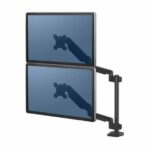 Fellowes Ergonomics arm for 2 vertical monitors - Platinum series