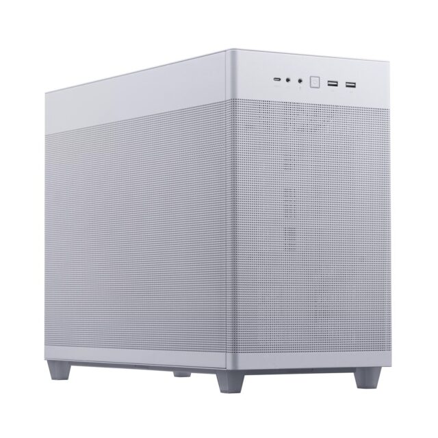 ASUS Prime AP201 MicroATX Mini Tower White - imagine 4