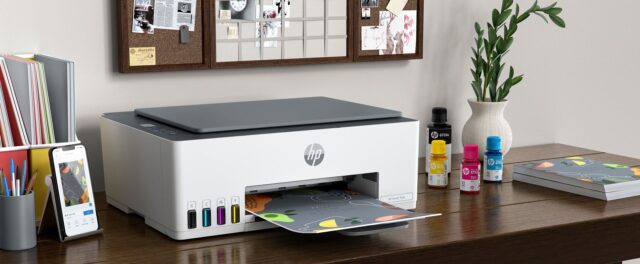 HP Smart Tank 580 All-in-One Printer  Home and home office  Print  copy  scan  Wireless; High-volume printer tank; Print from phone or tablet; Scan to PDF - imagine 5