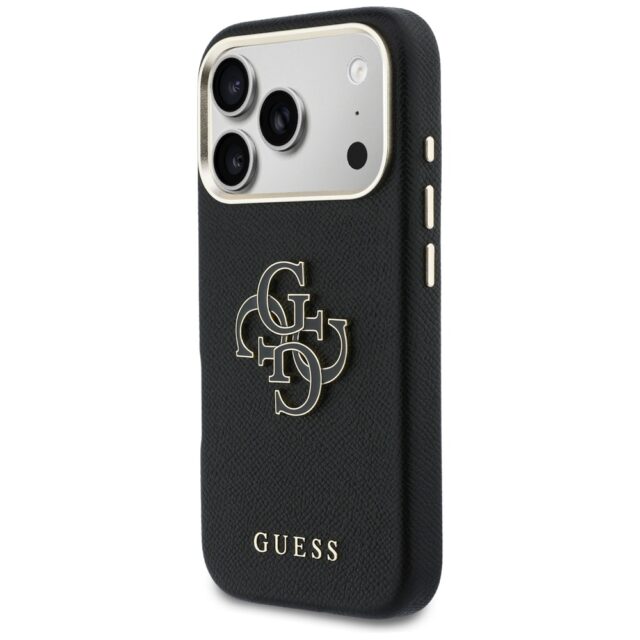 Case Guess FW Resin Logo for iPhone 17 Pro black - imagine 2