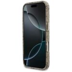 Case Guess 4G Script MagSafe for iPhone   17 brown - imagine 5