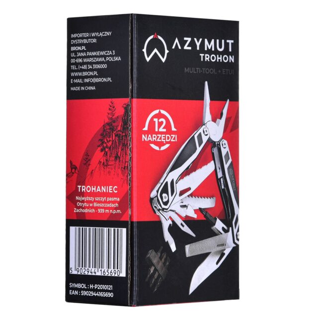 Multitool AZYMUT Trohon - 12 tools + 8 bits + holster (H-P2010121) - imagine 8