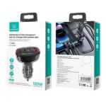 USAMS car charger 2xUSB-C 2xUSB-A C34 120W Fast Charge black CC169CC02 (US-CC169) - imagine 10