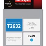 Activejet AE-2632N Ink cartridge (replacement for Epson 26 T2632; Supreme; 12 ml; cyan)
