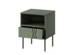 Cama Bedside table 2 pcs. TRESSE 44x40x53 matte green - imagine 2