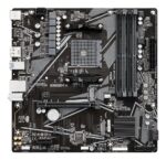 GIGABYTE B550M K Motherboard - AMD Ryzen 5000 CPUs  up to 4733MHz DDR4  1xPCIe 4.0 + 1xPCIe 3.0 M.2  1GbE LAN  USB 3.2 Gen 1 - imagine 3