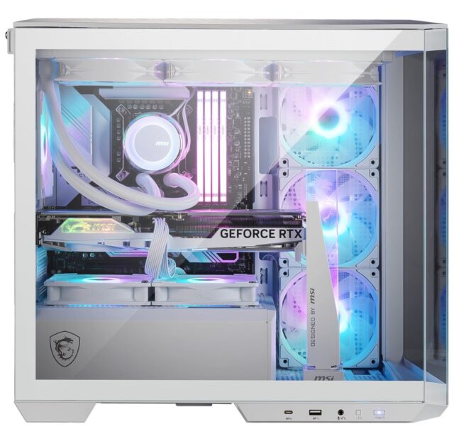 MSI MAG PANO M100R PZ Micro Tower White - imagine 20