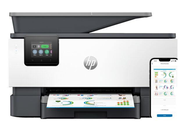 HP OfficeJet Pro 9120b Wireless All-in-One Color Printer  Two-sided printing; Copier  Scanner - imagine 15