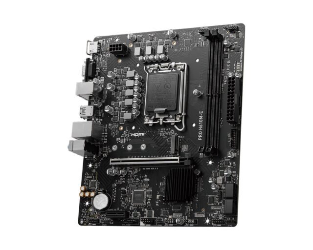 MSI PRO H610M-E motherboard Intel H610 LGA 1700 micro ATX - imagine 3