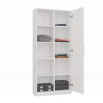 Topeshop RD-80 BIEL KPL office bookcase - imagine 2