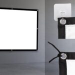 Maclean projection screen  120   240x180cm  25mm 4:3 border  tension hooks  MC-169 - imagine 4