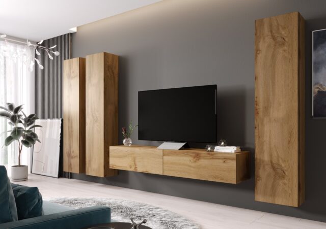 Cama Full cabinet VIGO '180' 180/40/30 wotan oak - imagine 6