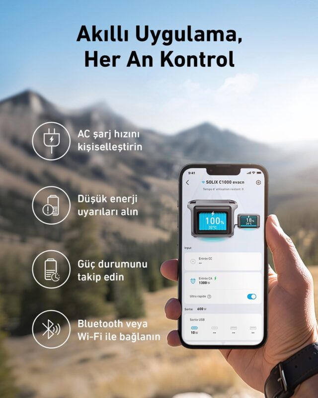 Anker Solix C1000X portable power station 8 1800 W 12.9 kg - imagine 5