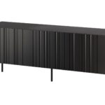 RTV cabinet ISLA 150.5x40x60 black matt