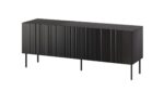 RTV cabinet ISLA 150.5x40x60 black matt