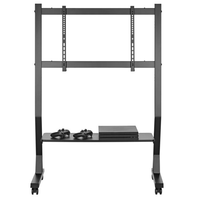 Techly Floor Stand with Shelf for 45-90  LCD/LED/Plasma TV - imagine 2