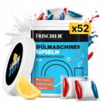 Frischer 3-in-1 dishwasher capsules  52 pieces