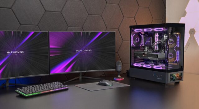 Mars Gaming MCLCDPRO computer case Midi Tower Black - imagine 11