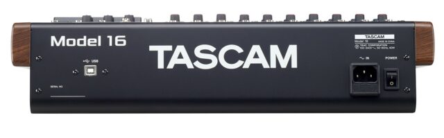 Tascam MODEL 16 audio mixer 16 channels 20 - 30000 Hz Black  Gold  Wood - imagine 10