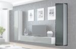 Cama Full cabinet VIGO '180' 180/40/30 white/grey gloss - imagine 9
