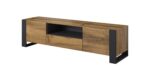 Cama TV stand WOOD wotan/antracite - imagine 2