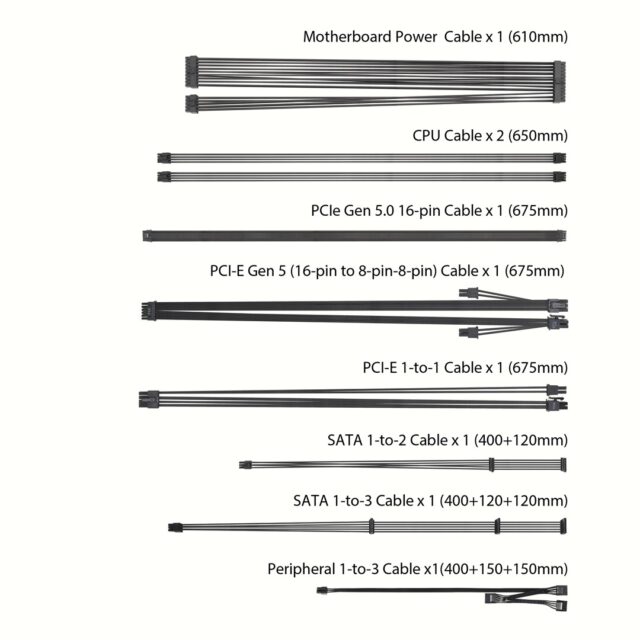 ASUS Prime AP-750G power supply unit 750 W 20+4 pin ATX ATX Black  White - imagine 11