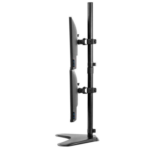 Fellowes Ergonomics freestanding arm for 2 monitors - Seasa vertical - former Professional Series™ - imagine 4