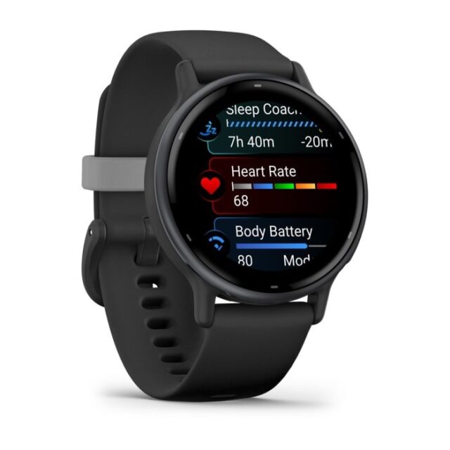 Garmin Vivoactive 5 3.05 cm (1.2 ) AMOLED 42 mm Digital 390 x 390 pixels Touchscreen Black Wi-Fi GPS (satellite) - imagine 3