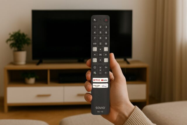 Savio RC-15 universal /replacement for TCL SMART TV remote control IR Wireless Press buttons - imagine 6