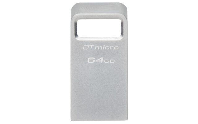 Kingston Technology DataTraveler 64GB Micro 200MB/s Metal USB 3.2 Gen 1 - imagine 5