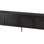 Cama RTV cabinet SIENA 200x40x60 mat black
