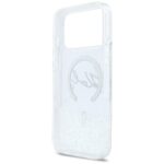 Case Karl Lagerfeld Liquid Glitter Karl  Script Logo MagSafe for iPhone 17 Pro Max transparent - imagine 7