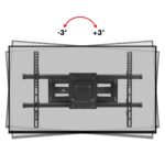 Maclean TV Mount  max VESA 600x400  32-85   60kg  horizontal and vertical angle adjustment  profile 65-390mm  black  MC-789 - imagine 7
