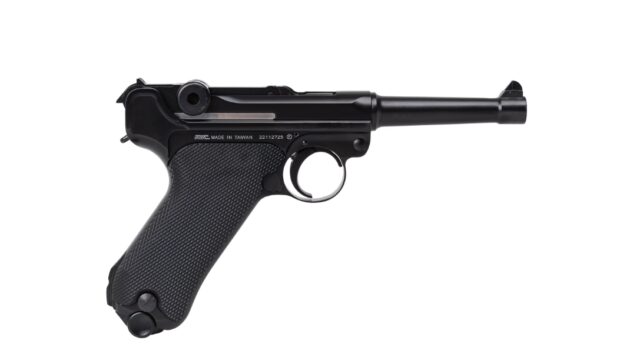 Air rifle Pistol RANGER P08 Parabellum KWC cal. 4.5 BBS blow back 21 shots Full Metal CO2 - imagine 8