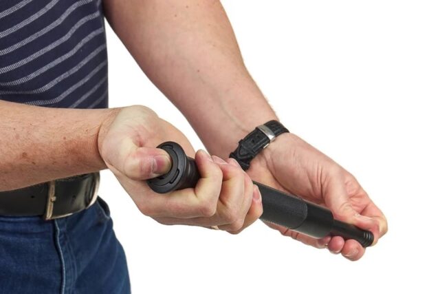 Telescopic baton GUARD VIPER 21 /53 cm with cover (YC-10525-21) - imagine 7