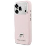 Case Karl Lagerfeld Karl & Choupette     Head Pins Saffiano MagSafe for iPhone 17 Pro Max pink - imagine 2