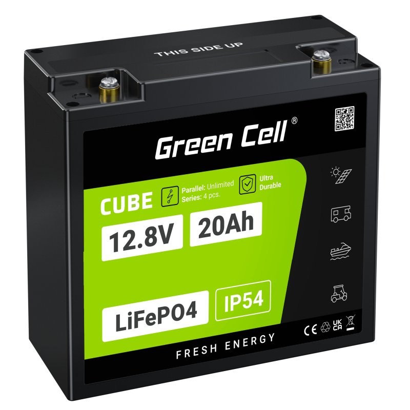 cps-6f77633ed188f971a33e4ea24a391035-2026-01-17-21-33-53 Green Cell LFPGC12V20AH UPS battery Lithium Iron Phosphate (LiFePO4) 12.8 V 20 Ah - imagine 1