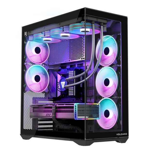 MODECOM Volcano SPACE XL FULL TOWER NF Black - imagine 9