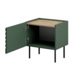 ONDA bedside table 2 pcs. 50x40x54 Green - imagine 2