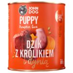 John Dog PUMPKIN Puppy dzik królik dynia 800g