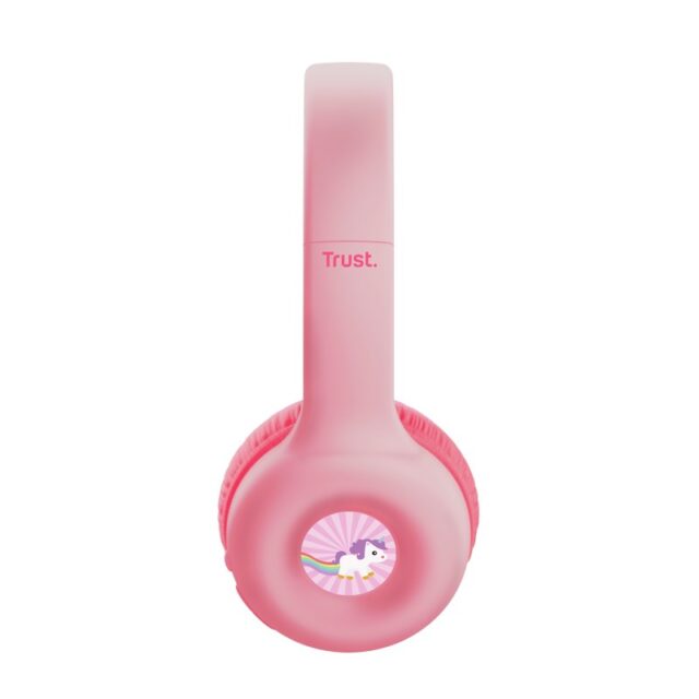 Trust Nouna Headset Wired & Wireless Head-band Calls/Music USB Type-C Bluetooth Pink - imagine 5