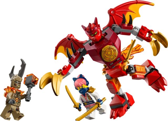 LEGO NINJAGO 71851 Kai’s Dragon Mech Battle Pack - imagine 3