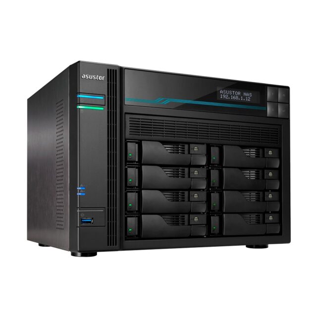 Asustor AS6508T NAS Tower Intel Atom® C3538 8 GB DDR4 0 TB ADM Black - imagine 6