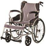 Lightweight steel Wheelchair with brakes AT52301