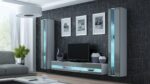 Cama TV stand VIGO NEW 30/180/40 white/grey gloss - imagine 2